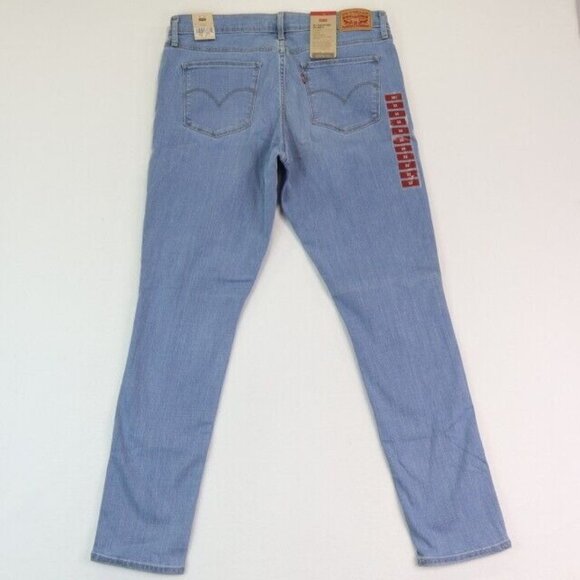 Levi's Jeans Womens 32x30 (Fits 33x30) Blue 311 Shaping Skinny Light Wash New - Picture 5 of 11